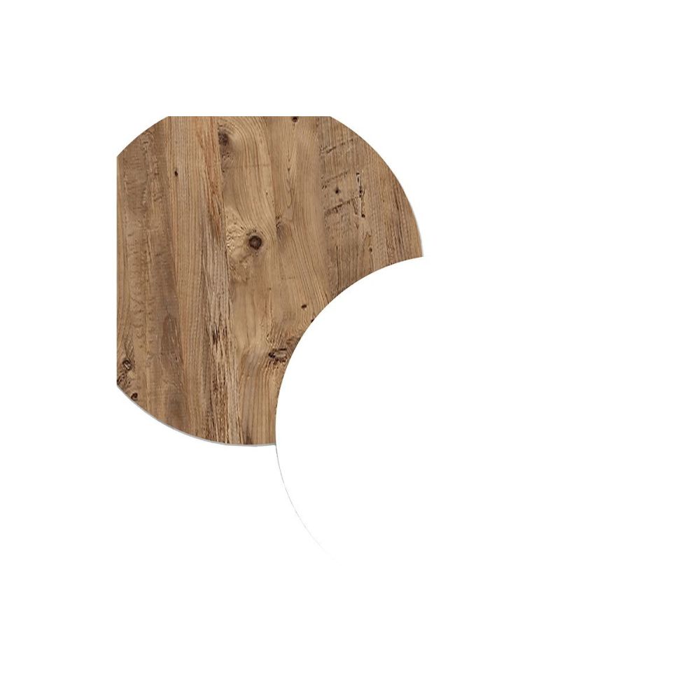 Mueble TV de Pared Color Blanco-Roble 140x31.6x29.6 cm - 2 Puertas - Estilo Moderno y Funcional.